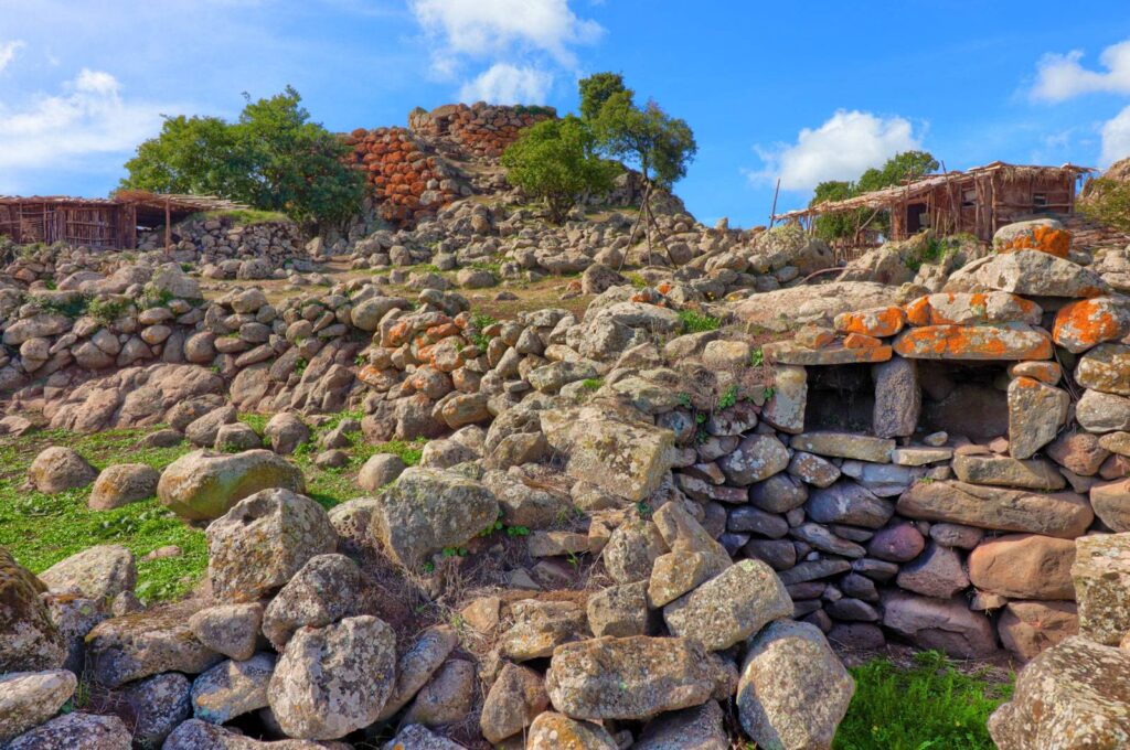 Nuraghe al tramonto