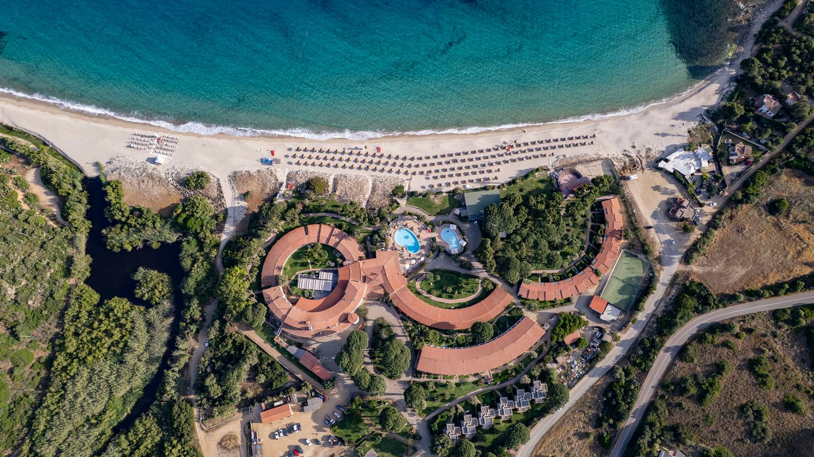 Cormoran Resort Villasimius visto dal drone