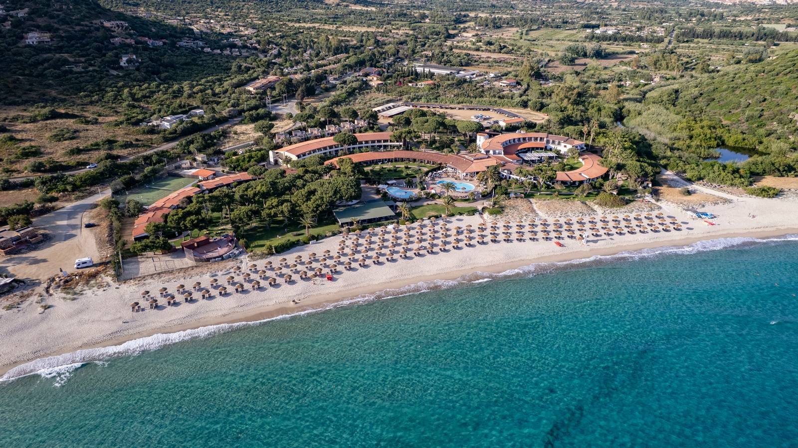 Cormoran Resort Villasimius visto dal drone