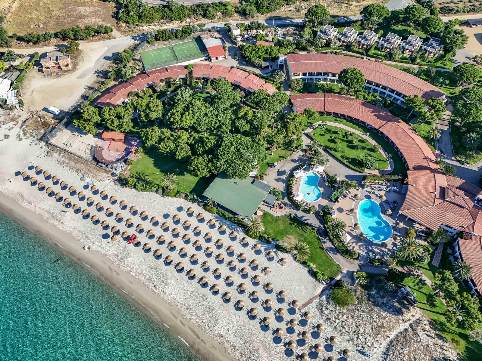 Cormoran Resort Villasimius visto dal drone