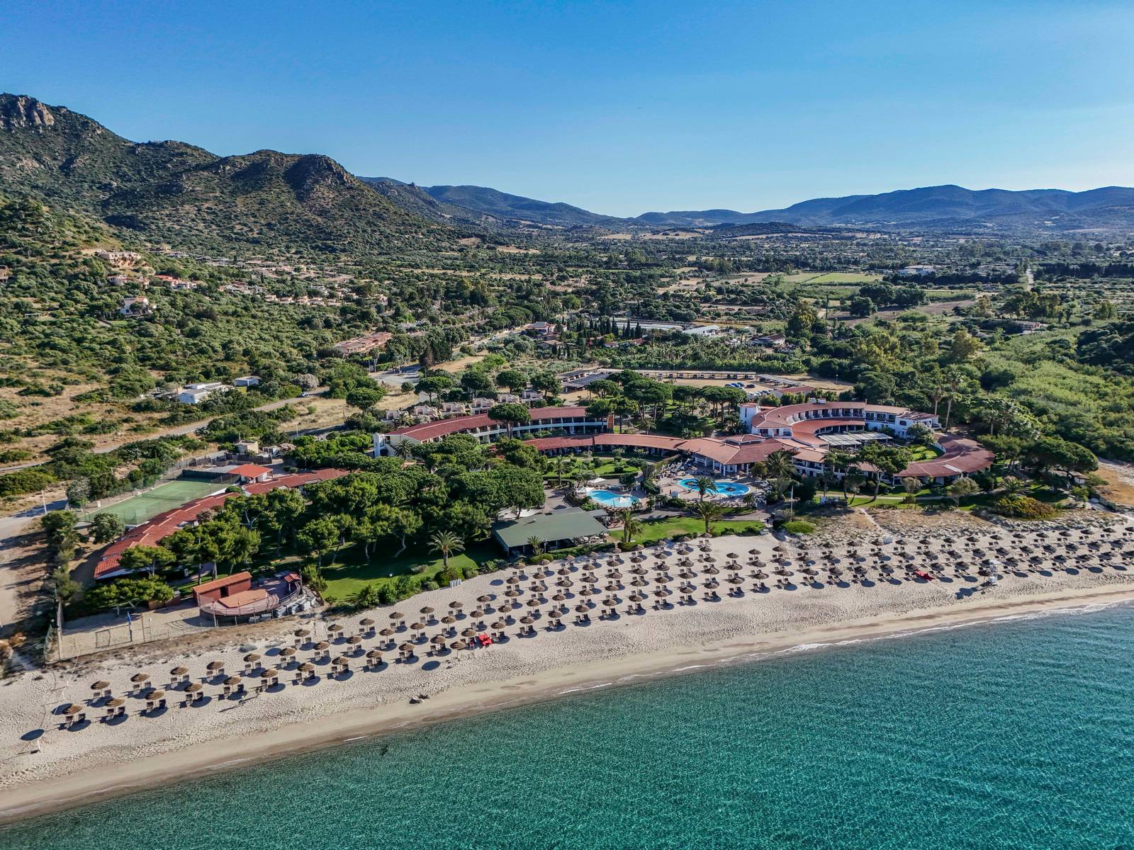 Cormoran Resort Villasimius visto dal drone